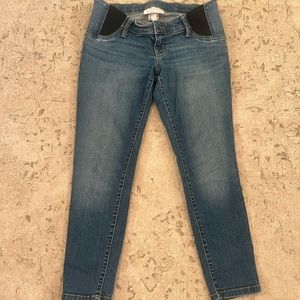 Isabel Maternity skinny crop jeans, size 2